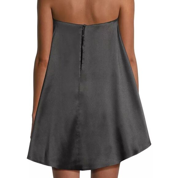 NWT! One33 Social Sequined Stripe Cape Minidress - Black Multicolor | Size 10 - Picture 13 of 13